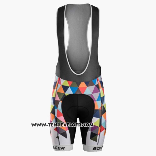 2016 Maillot Ciclismo Trek Bontrager Noir et Blanc Manches Courtes et Cuissard